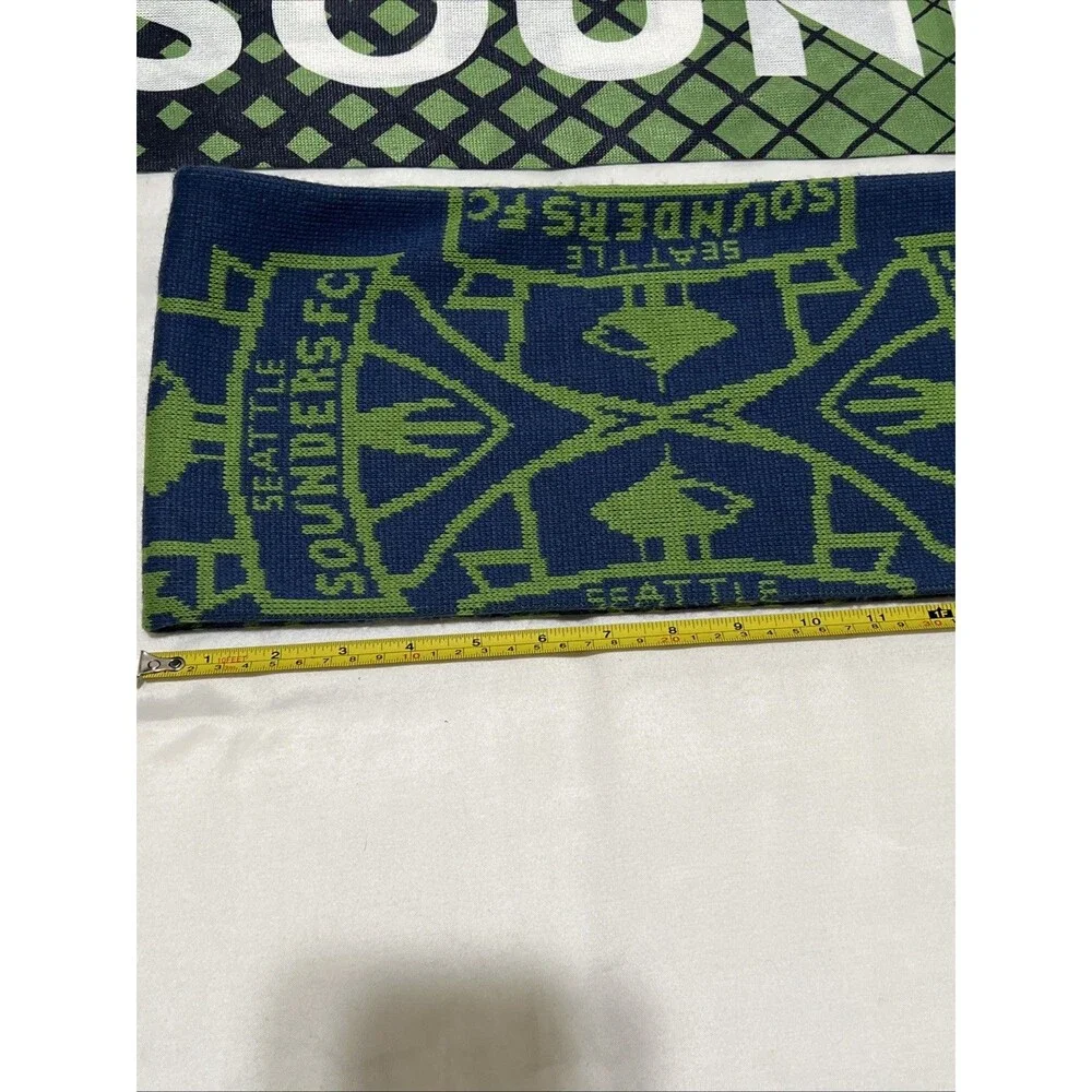 Seattle Sounders FC Scarf Lot Of 3 ( 1 Is Hybrid With Rainiers) Mixed Brands